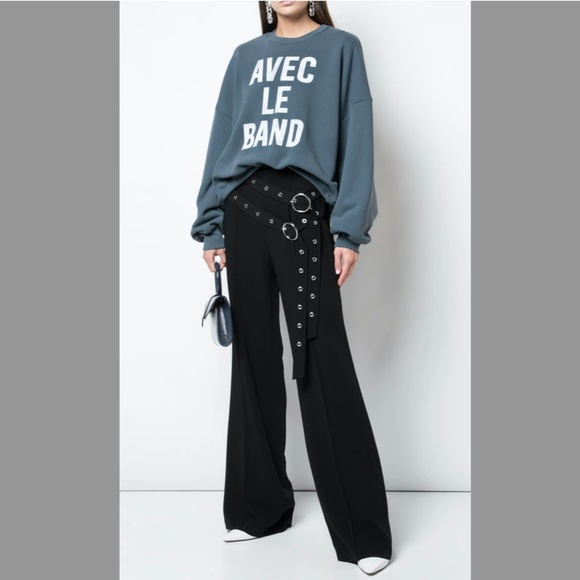 cinq a sept Pants - Cinq a Sept Jessi pants black with strappy front